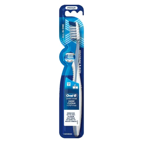 Brosse à dents Allrounder noire medium x4 unités - ORAL-B