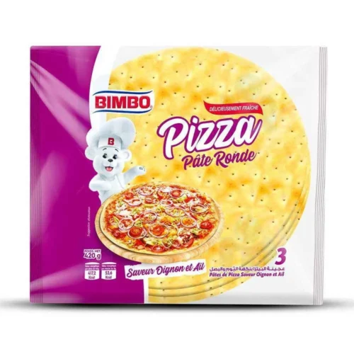 Pizza pâte ronde x3 unités 420g - BIMBO