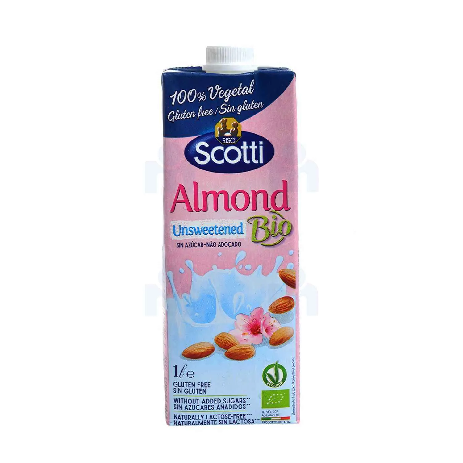 Boisson végétale d'amandes non sucré bio sans gluten 1L - SCOTTI