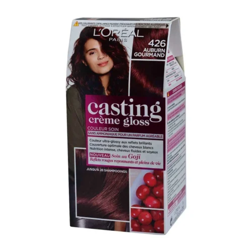 Coloration cheveux sans ammoniaque 426 auburn gourmand - CASTING CRÈME GLOSS