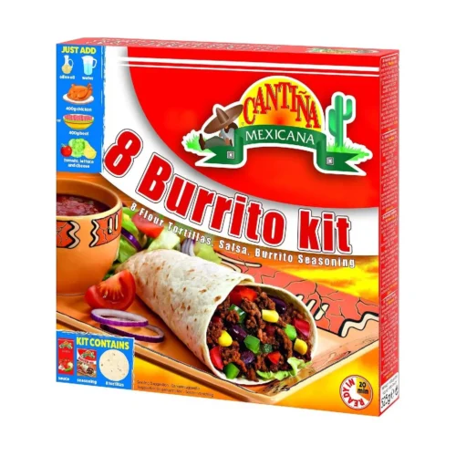 Kit burrito dinner Cantina 525g - CANTINA MEXICANA