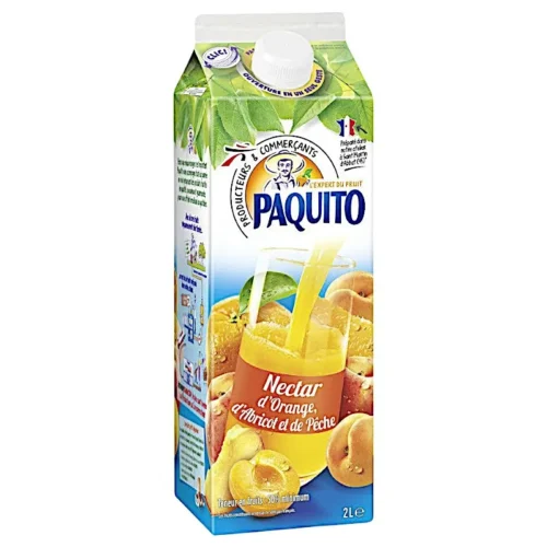 Nectar d'orange d'abricot et de pêche 2L - PAQUITO
