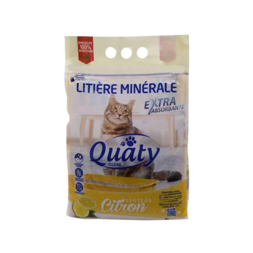 Litière minérale senteur citron 5L - QUATY