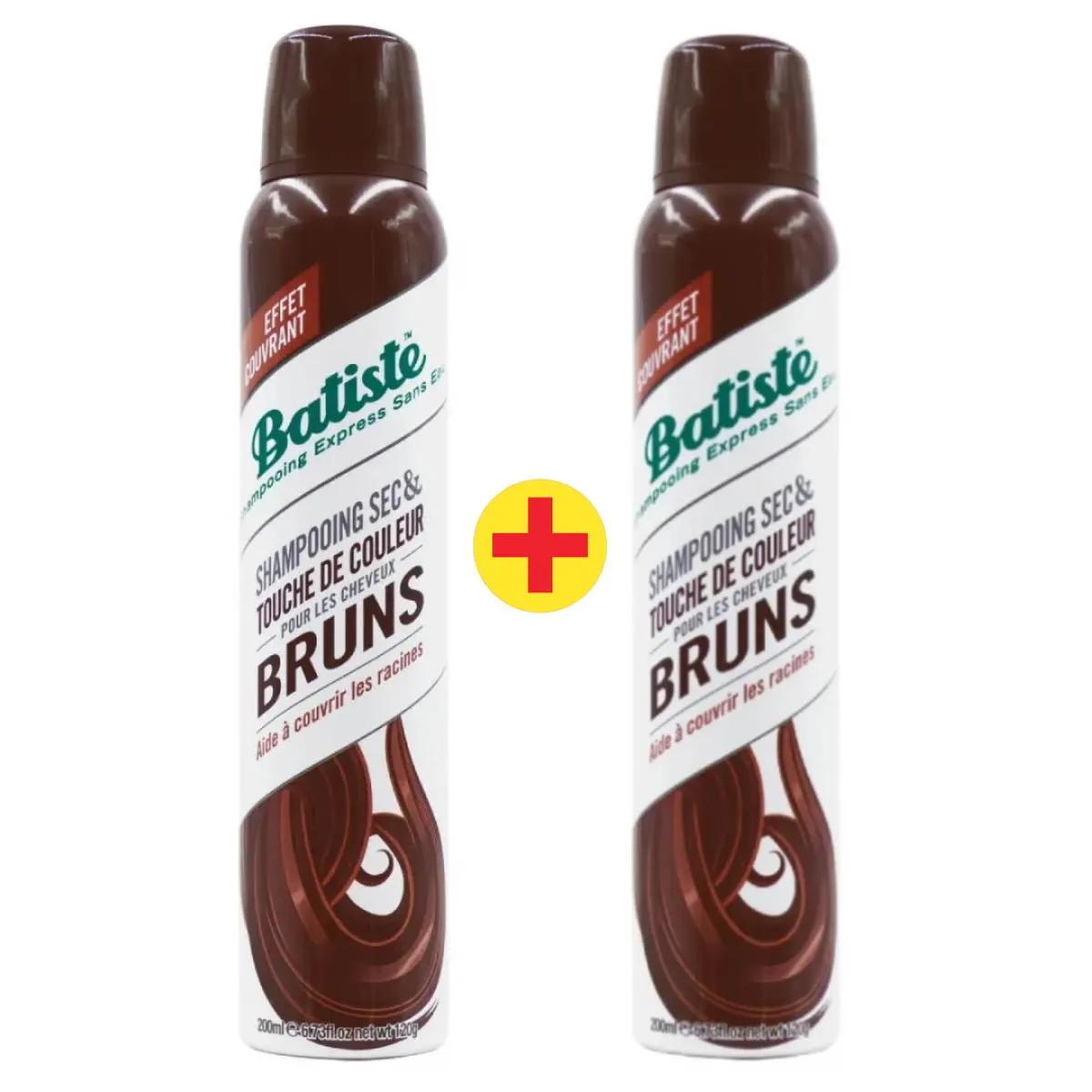 Shampooing sec Brunette racines 2x200ml - BATISTE