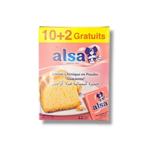 Levure chimique 10 sachets + 2 gratuits - ALSA