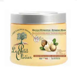 Masque réparateur cheveux très secs ou frisés 330ml - LE PETIT OLIVIER