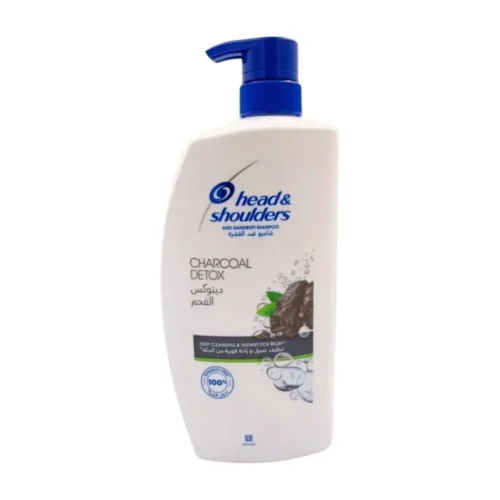 Shampoing antipelliculaire détox au charbon de bois 1000ml - HEAD SHOULDERS