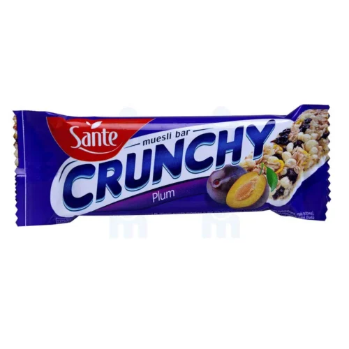 Barre croustillante aux prunes et yogourt Crunchy 35g - SANTÉ