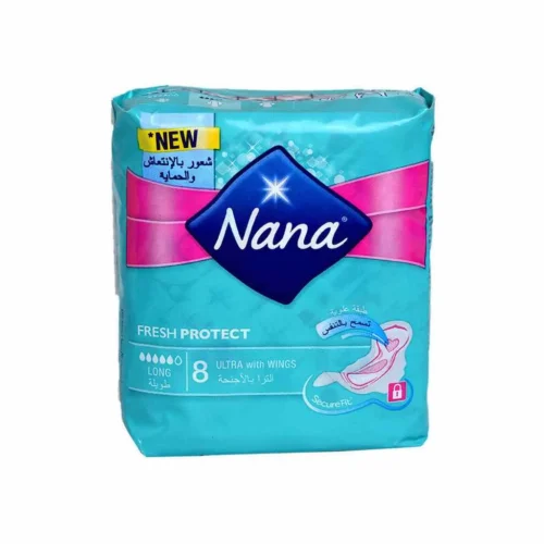 Serviettes hygiéniques fresh protect ultra long x8pcs - NANA