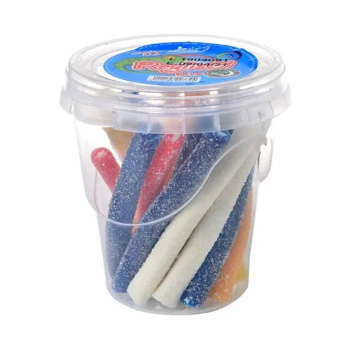 Bonbons tuyaux multicolor acidulés Regliss 100g - MICHOC