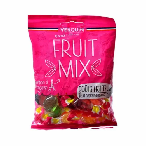 Bonbons acidulés aux arômes fruits 125g - VERQUIN
