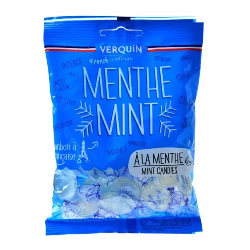 Bonbons à l'arôme naturel de menthe 125g - VERQUIN