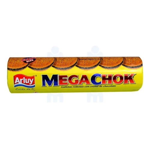 Biscuits fourrés à la crème au chocolat Méga Chok 500g - ARLUY