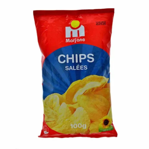 Chips salées 100g - MARJANE