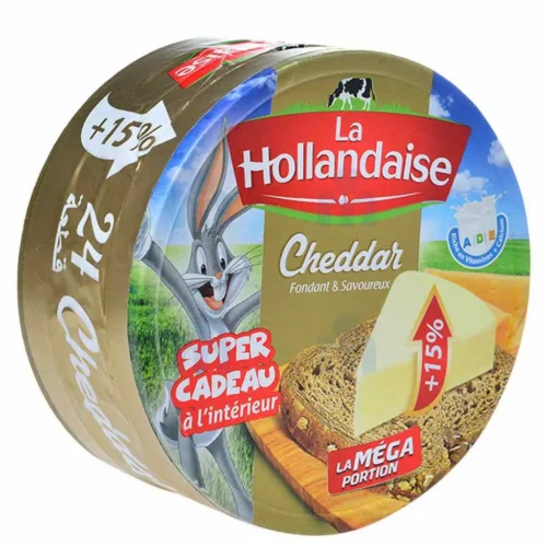 Fromage fondu cheddar 24 méga portions - LA HOLLANDAISE