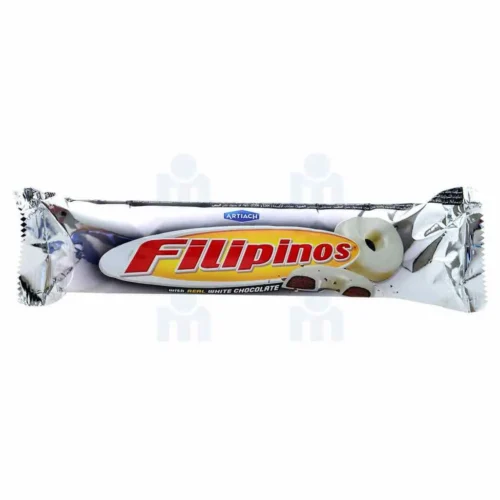 Biscuits au cacao enrobés au chocolat blanc 135g - FILIPINOS