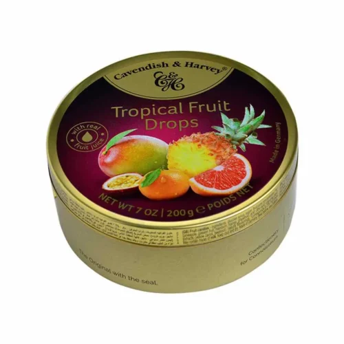 Bonbons aux fruits tropicaux Tropical Fruit Drops 200g - CAVENDISH  HARVEY
