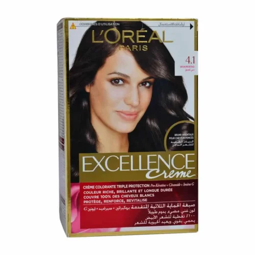Coloration cheveux 4.1 marron foncé  - EXCELLENCE CRÈME