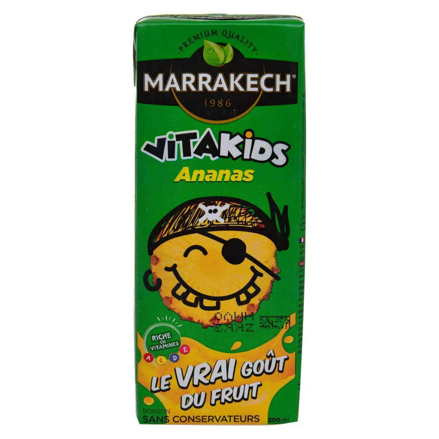 Marrakech nectar ananas Vita Kids 20cl