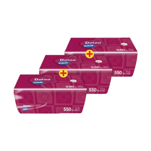 Tripack mouchoirsDalaa 550 unités