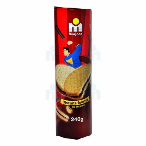 Biscuits fourrés chocolat 240g - MARJANE