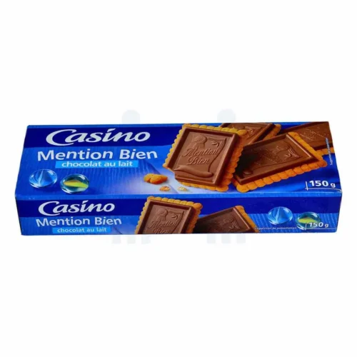 Biscuits chocolat au lait Mention Bien 150g - CASINO