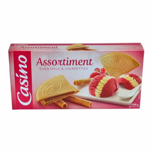 Assortiment éventails et  cigarettes 100g - CASINO