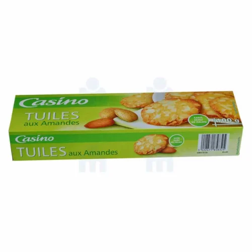 Biscuits tuiles aux amandes 100g - CASINO