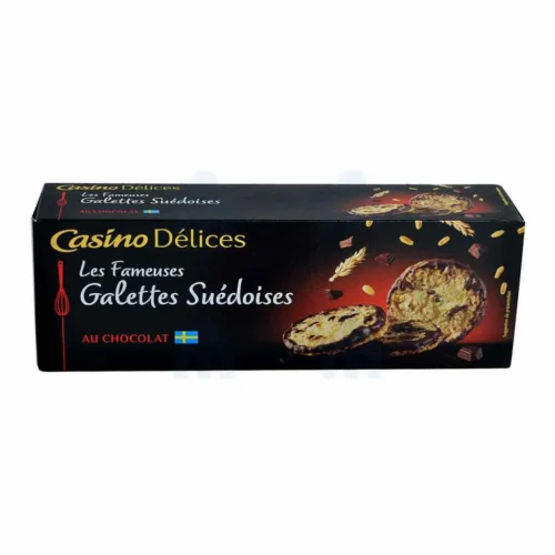 Galettes suédoises au chocolat 150g - CASINO DÉLICES