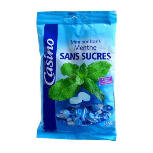Bonbons sans sucre à la menthe verte 150g - CASINO