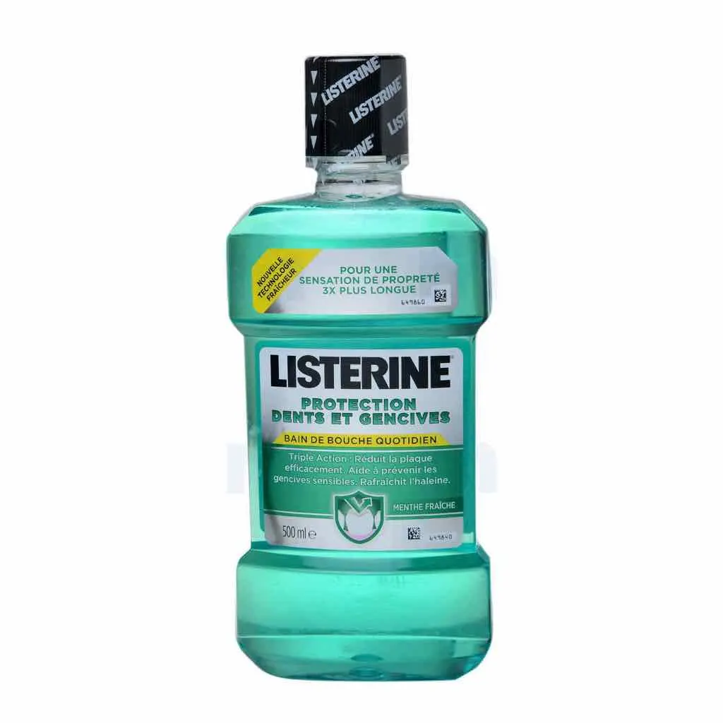 Bain de bouche protection dents et gencives 500ml - LISTERINE