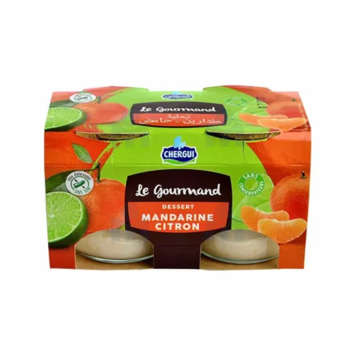 Dessert mandarine et citron Le Gourmand 2x125g - CHERGUI