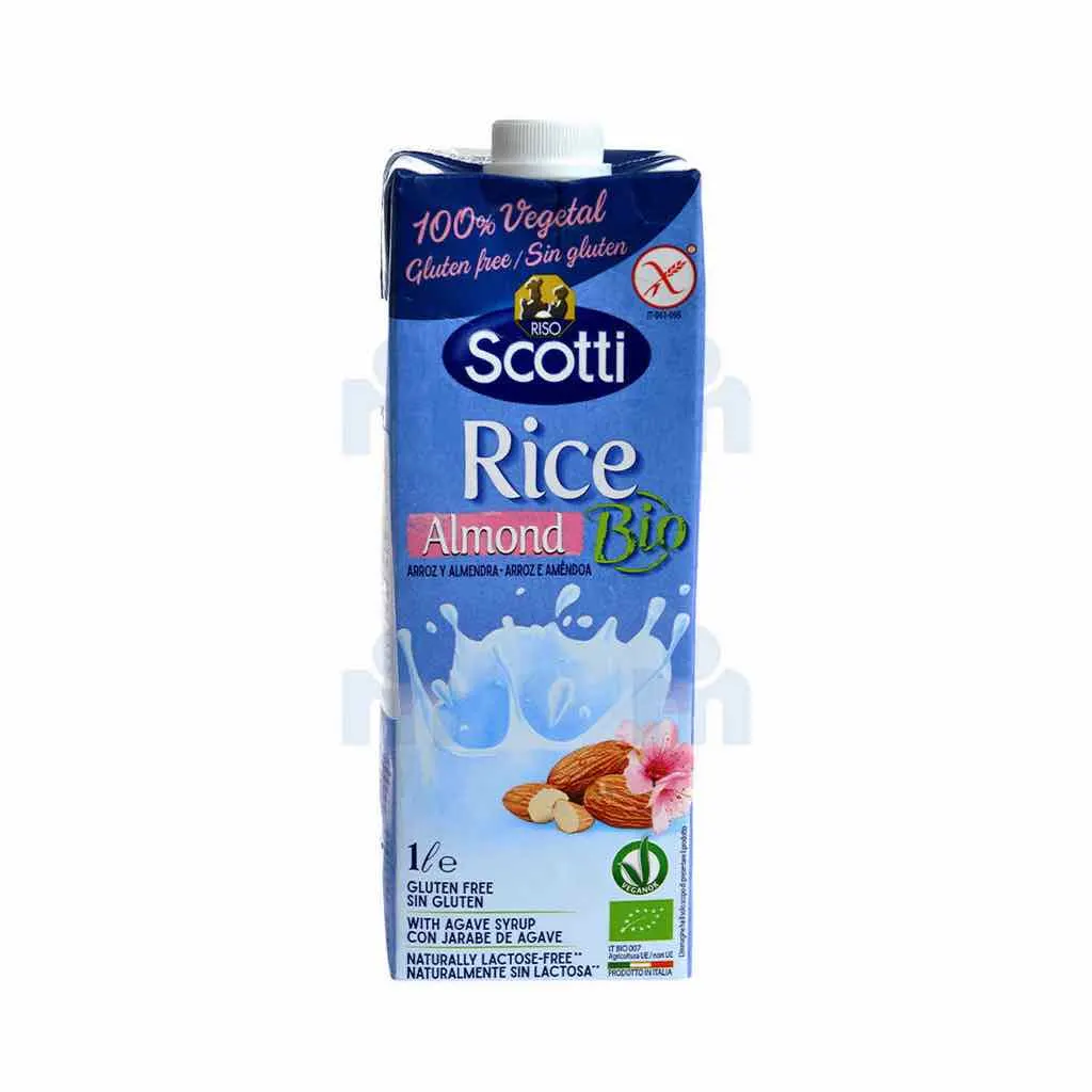 Boisson végétale de riz et d'amandes bio sans gluten 1L - SCOTTI