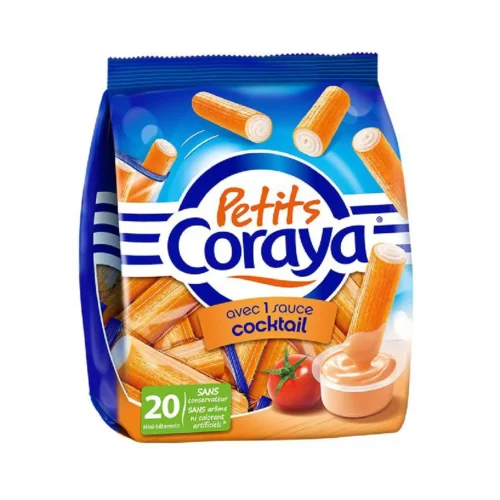 Mini bâtonnets de surimi et sauce cocktail x20 210g - CORAYA