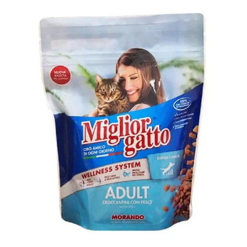 Croquettes au poisson pour chat 400g - MORANDO