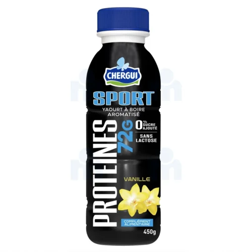 Yaourt à boire protéiné vanille 450ml - CHERGUI