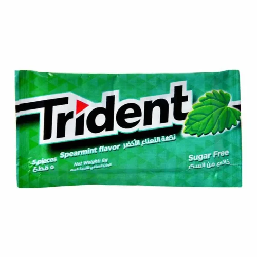 Chewing-gum Sans sucres menthe verte 8g - TRIDENT