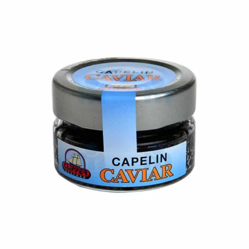 Caviar Capelin œufs de lump noir 50 g - CLIPPER