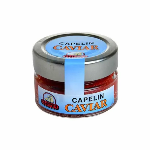 Caviar Capelin œufs de lump rouge 50 g - CLIPPER