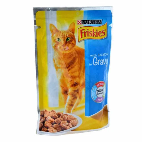 Saumon en sauce pour chat adulte 100g - FRISKIES