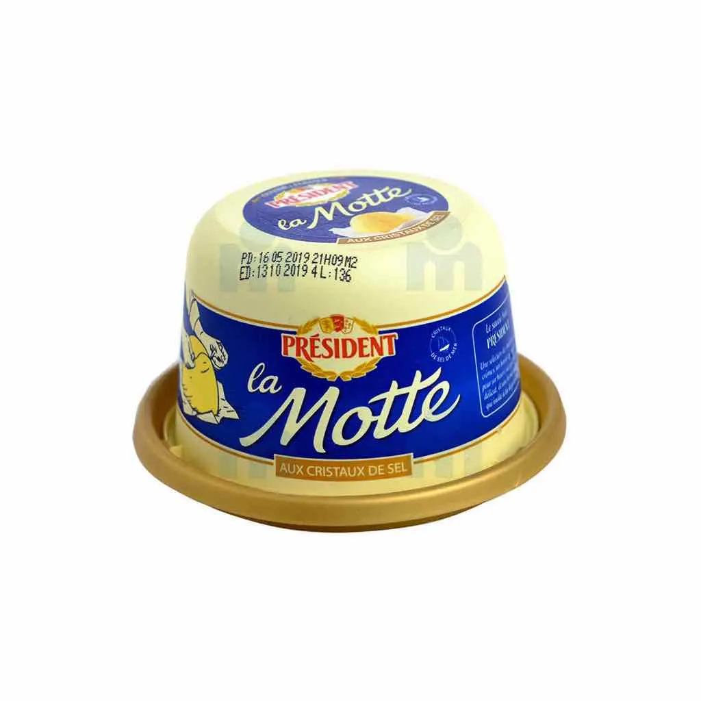 Beurre aux cristaux de sel la motte 250g - PRÉSIDENT