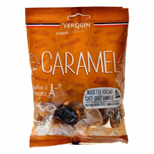 Bonbons assortis au caramel 125g - VERQUIN