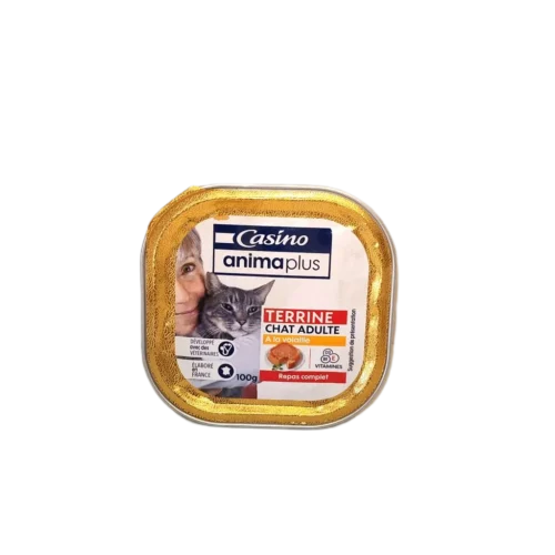 Barquette à la volaille pour chat AnimaPlus 100g - CASINO