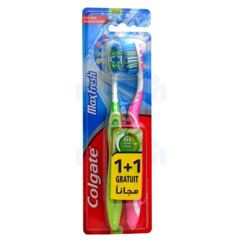 Brosse à dents maxfresh medium x2 - COLGATE