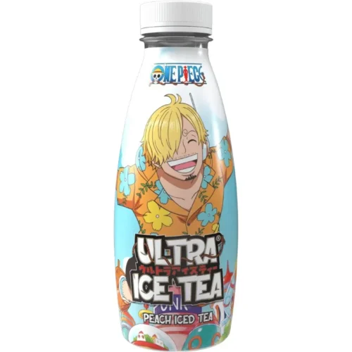 Thé noir glacé à la pêche One Piece Egg Head Sanji 500ml - ULTRA ICE TEA