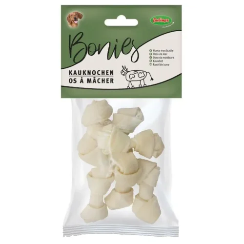 Os noué blanc pour chien x6 7cm - BUBIMEX