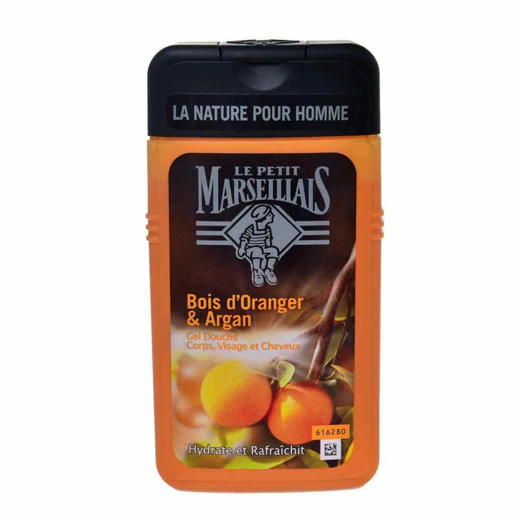 Gel douche bois d'oranger argan 250ml - LE PETIT MARSEILLAIS