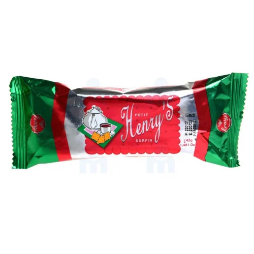 Biscuits saveur vanille Petit Henry's Surfin 42g - HENRY'S