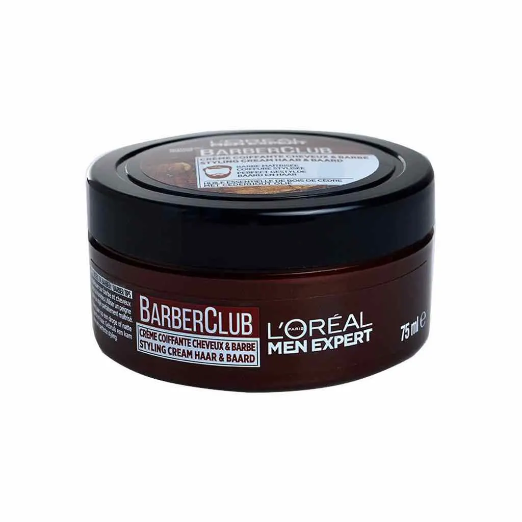Crème coiffante cheveux et barbe Barber Club 75ml - L'ORÉAL MEN EXPERT
