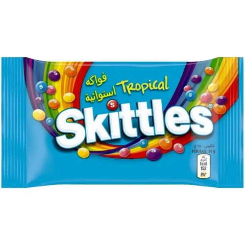Bonbons aux fruits tropicaux 38g - SKITTLES